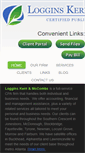 Mobile Screenshot of logginscpa.com